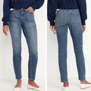 Old Navy Womens High Rise Wow Straight Leg Jeans 4 NWT